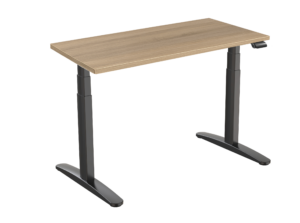 1010.09 – Elektrisch zit-sta bureau met Robson Oak Bureaublad | 160 x 80 cm