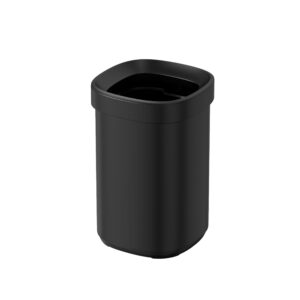 6112.09 – Prullenbak | 20L | Metaal | Afvalzakbevestigingring | Zwart