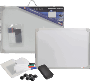 4102 – Whiteboard | Magnetisch | Draagtas en startpakket | 45 x 60 cm