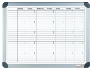 4122 – Maandplanner | Magnetisch | Aluminium Frame | 60 x 90 cm