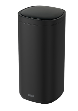 Sensor Waste Bin | 40L | Stainless Steel | High Performance Sensor | Liner rim system | Black