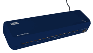 70000.06 – Lamineermachine A4 New Generation | 125 micron | Start in 2 min. | Navy blue